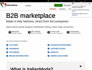 italianmoda.co.uk screenshot