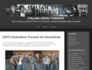 italianopentorrent.wordpress.com screenshot