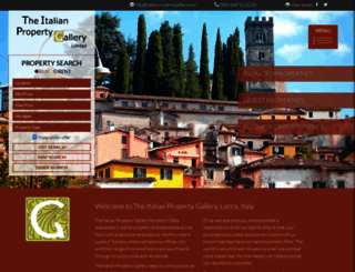 italianpropertygallery.com screenshot