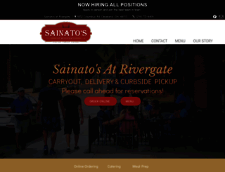 italianrestaurantrivergate.com screenshot