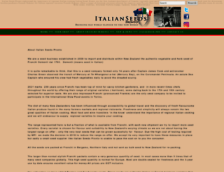 italianseedspronto.co.nz screenshot