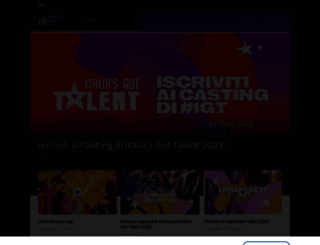 italiasgottalent.it screenshot