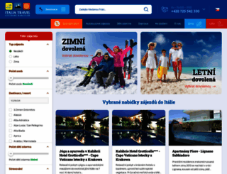 italiatravel.cz screenshot