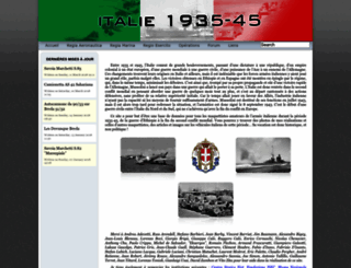 italie1935-45.com screenshot