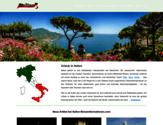 italien-reiseinformationen.com screenshot