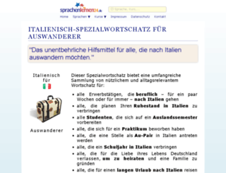 italienisch-fuer-auswanderer.online-media-world24.de screenshot