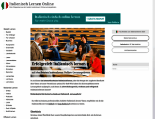 italienisch-lernen-online.de screenshot
