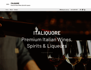 italiquore.com.au screenshot
