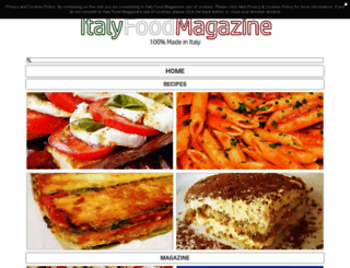 italyfoodmagazine.com screenshot