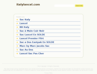 italylancel.com screenshot