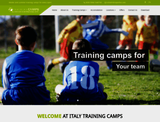 italytrainingcamps.com screenshot