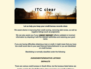 itc-clear.co.za screenshot