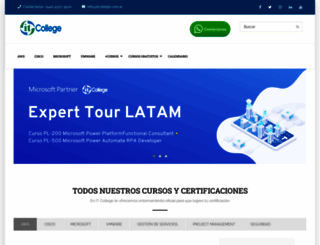 itcollege.com screenshot