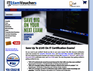itexamvouchers.com screenshot