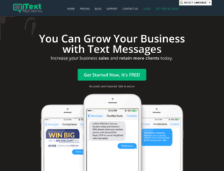 itextmyclients.com screenshot