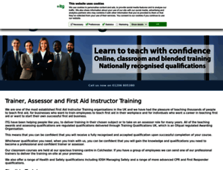 itg-instructor-training.co.uk screenshot