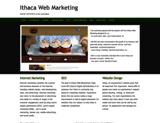 ithacawebmarketing.com screenshot