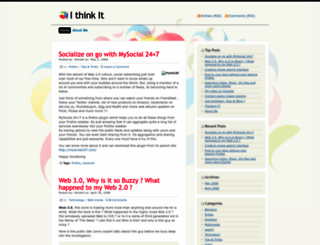 ithinkit.wordpress.com screenshot