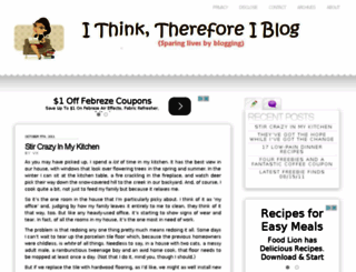 ithinkthereforeiblog.com screenshot