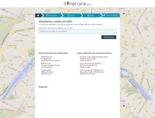 itineraire.info screenshot