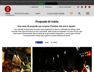 itinerari.regioneumbria.eu screenshot