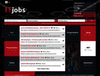 itjobs.cz screenshot