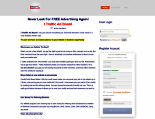 itrafficadboard.com screenshot