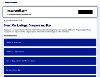 itscarstuff.com screenshot