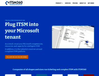 itsm360.net screenshot