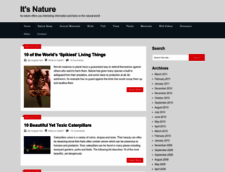 itsnature.org screenshot