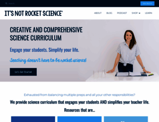 itsnotrocketscienceclassroom.com screenshot