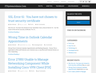 itsystemadmin.com screenshot