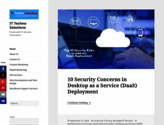 ittechnosolutions.com screenshot