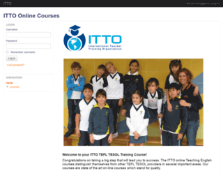 itto-onlinecourses.com screenshot