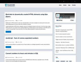 ittutorials.in screenshot