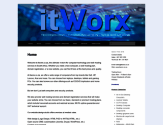 itworx.co.za screenshot