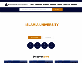 iub.edu.pk screenshot