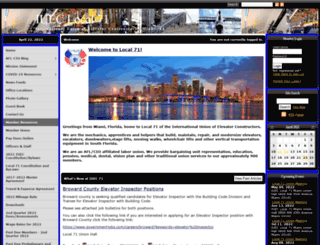 iuec71.org screenshot