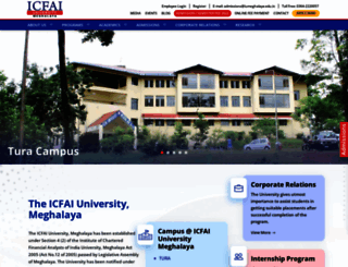 iumeghalaya.edu.in screenshot