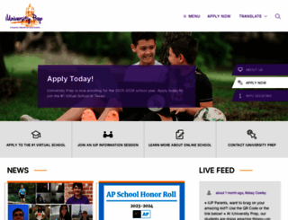 iuniversityprep.org screenshot