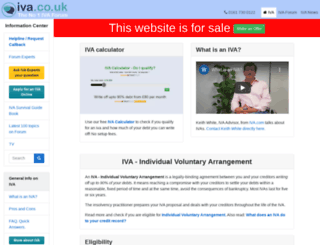 iva.co.uk screenshot