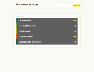 ivapeopro.com screenshot