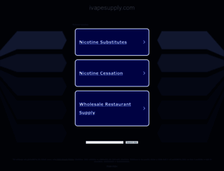 ivapesupply.com screenshot