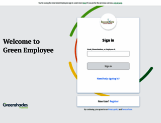 ivcr.greenemployee.com screenshot