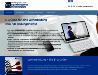 ivd-bildungsinstitut.de screenshot