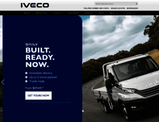 iveco.com.au screenshot