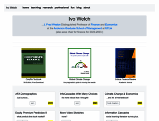 ivo-welch.info screenshot
