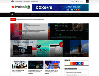 ivoicesoft.com screenshot