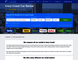 ivory-coast-carrental.com screenshot