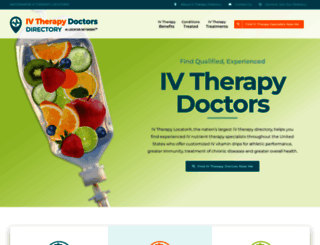 ivtherapydirectory.com screenshot